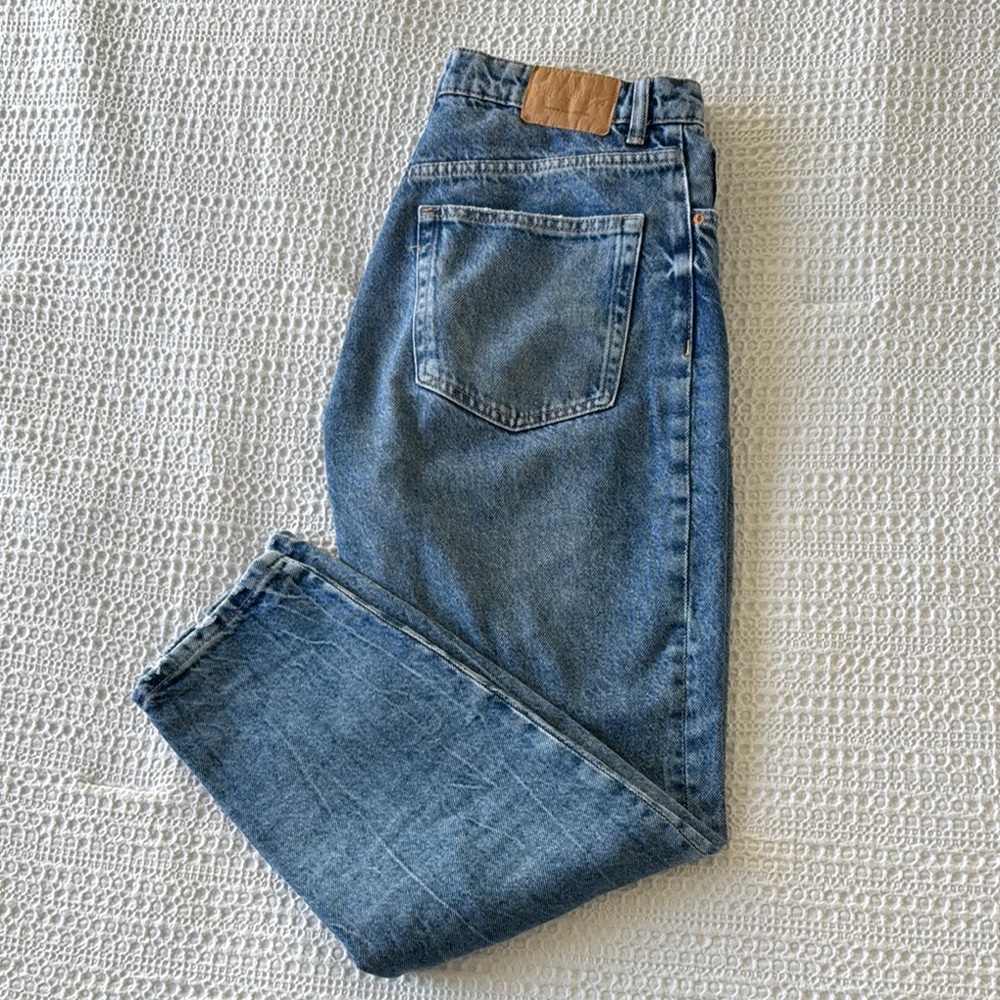Bershka Mom denim collection jeans, size 8, ankle length